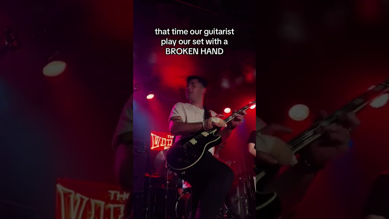 The show must go on&hellip; #brokenhand #rockband #theshowmustgoon #rockmusic #popband