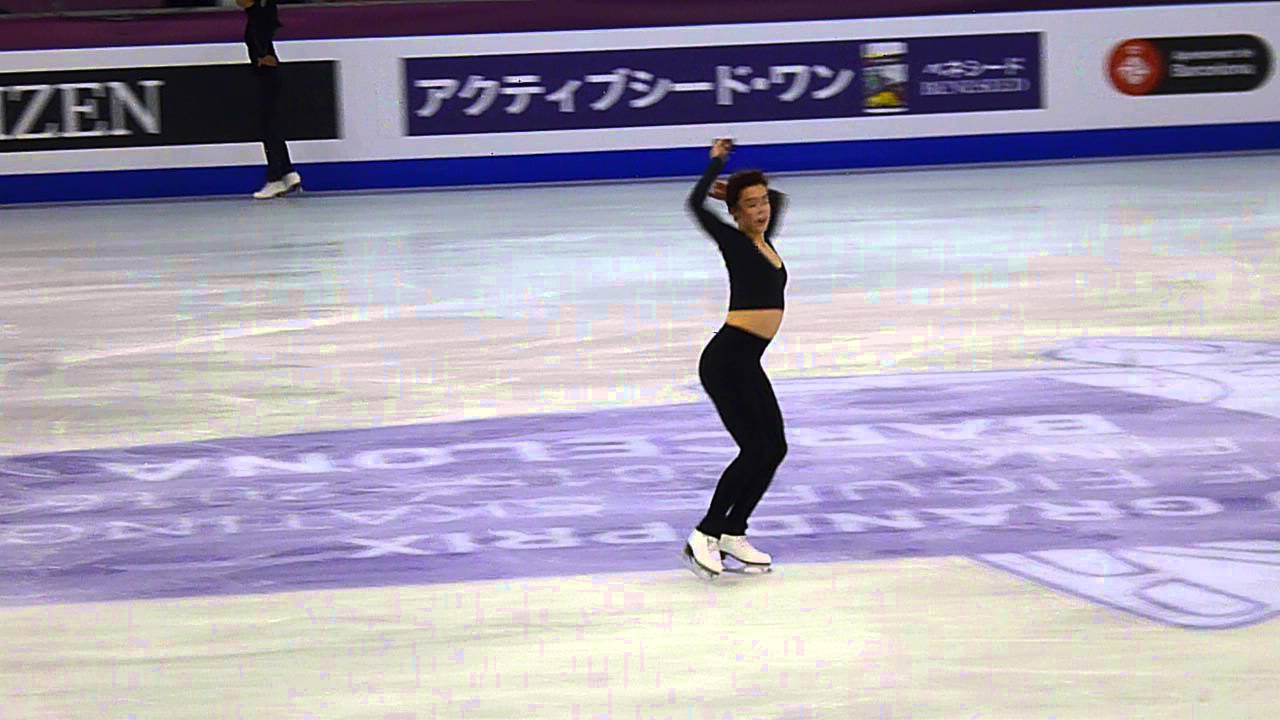 GPF 2015-12-09 Ashley Wagner practice SP run through
