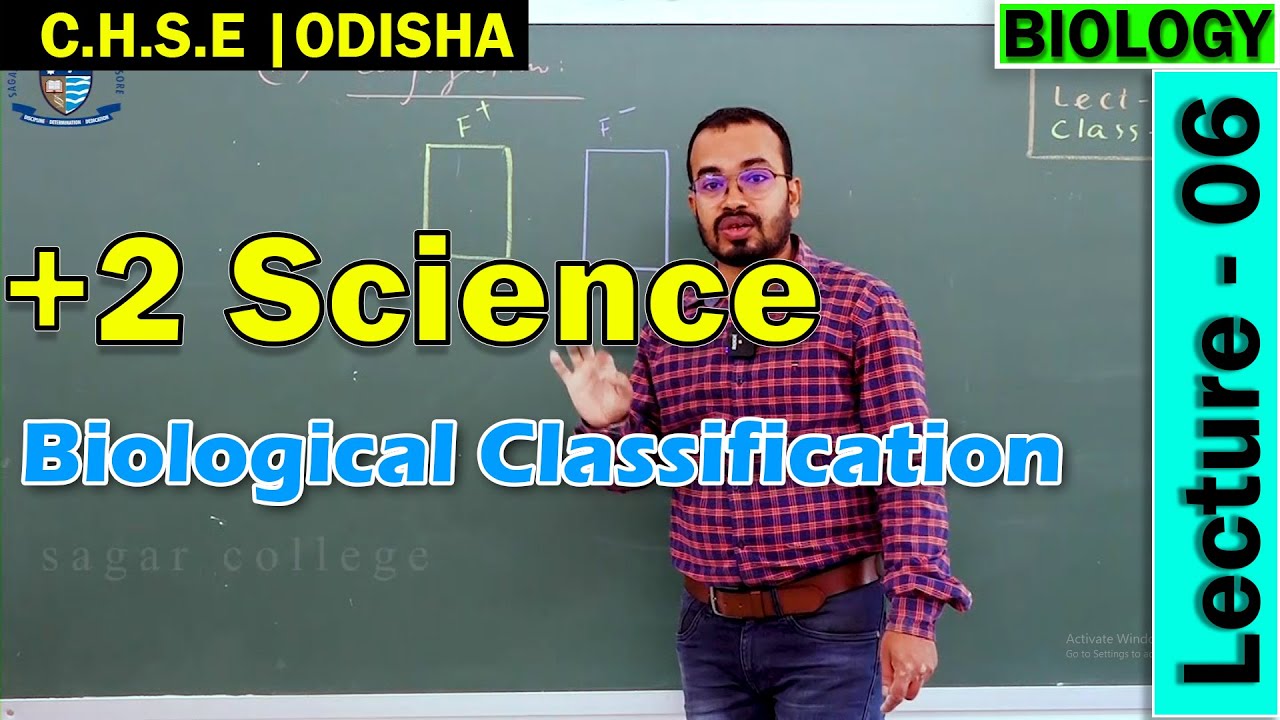 Biology | Biological Classification | Lecture 6 | +2 Science Online Class | CHSE Odisha