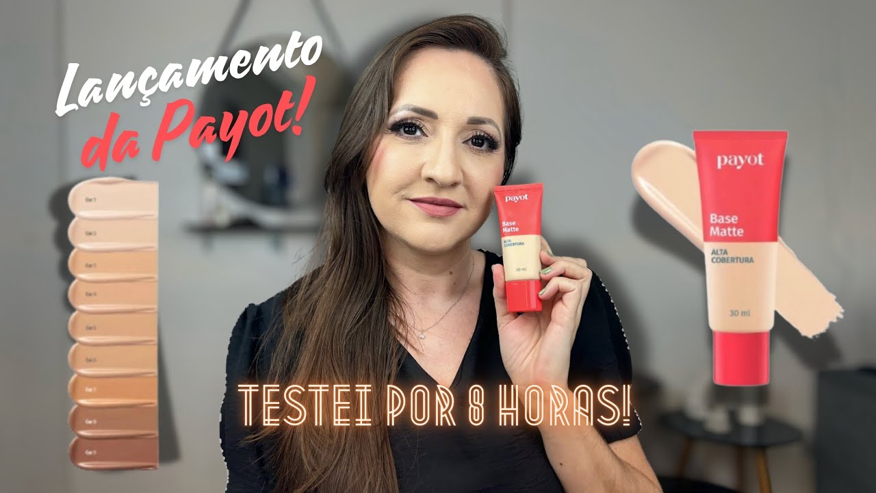Resenha da Base Matte de Alta Cobertura da Payot.