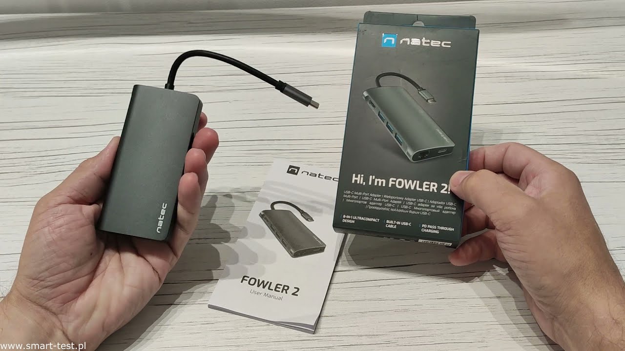 Natec Fowler 2  - recenzja wielofunkcyjnego adaptera, Multiport USB-C