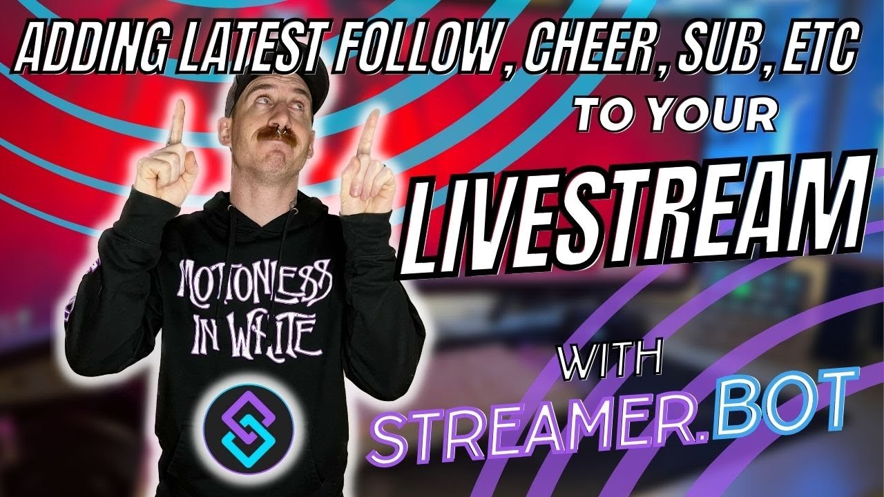 News Ticker: Latest Cheer, Follow, Sub on your Livestream with Streamer.bot