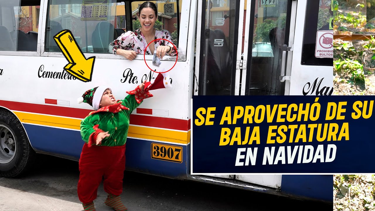 En Navidad mujer burlona se aprovecha de vendedora de baja estatura | Se aprovecha de baja estatura