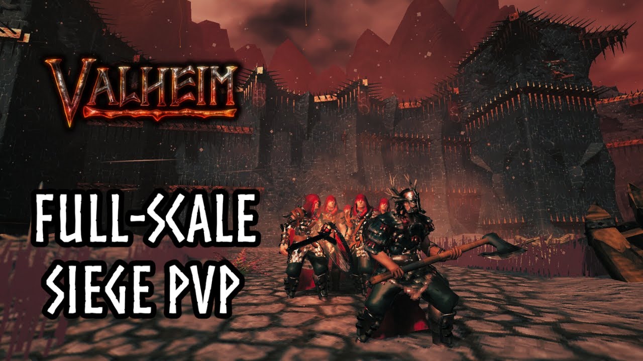 Valheim PvP | Battle for the Ashlands | Siege/Arena Games | Livestream