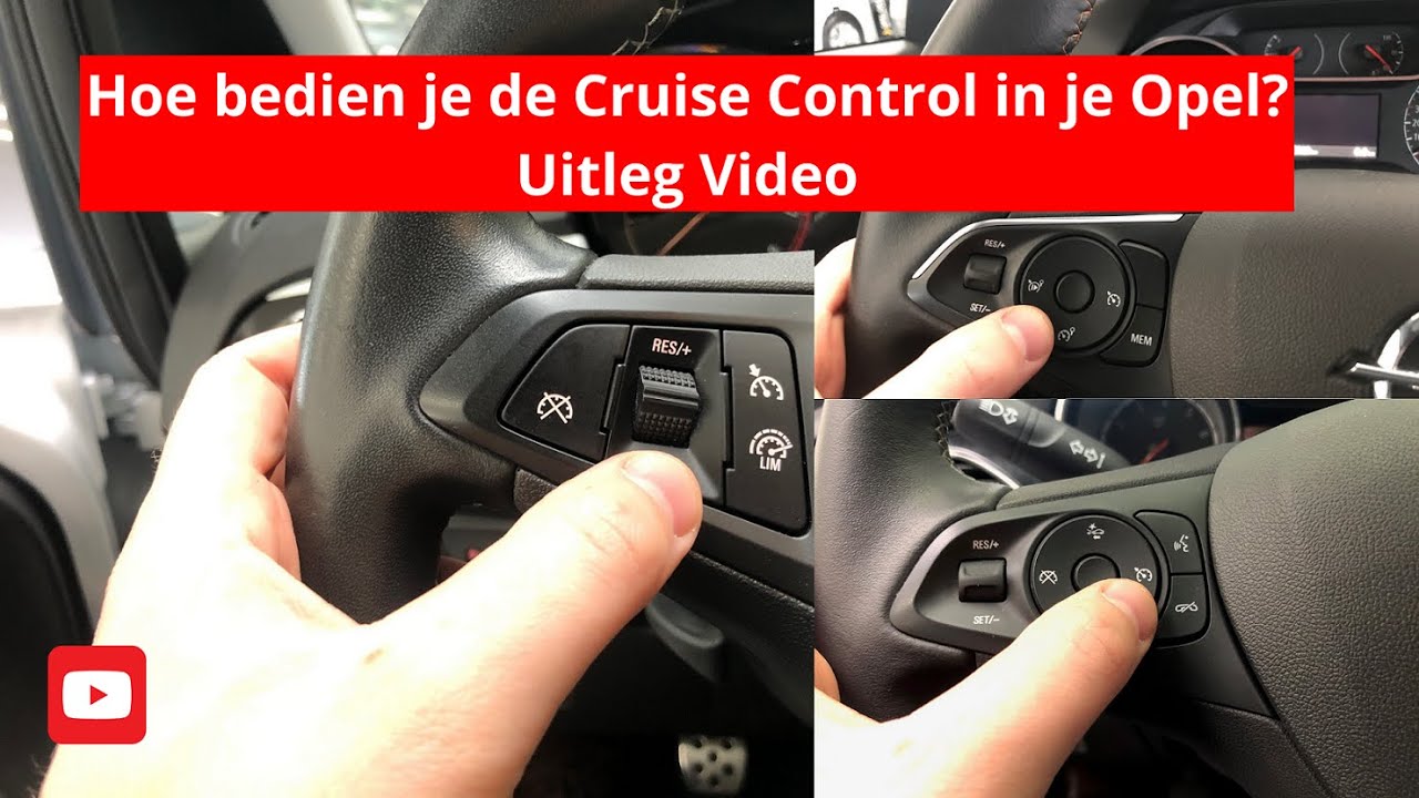 Hoe bedien je de cruise control in je Opel? - Uitleg video