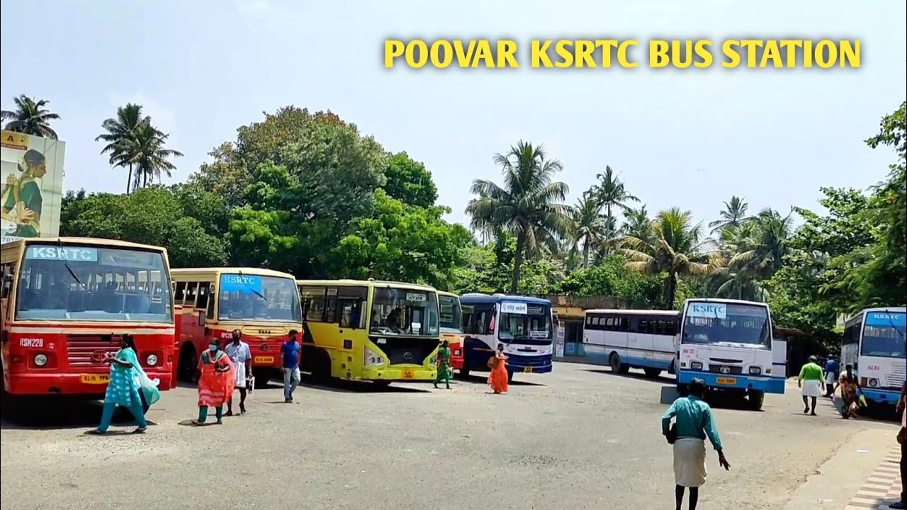 Poovar KSRTC Bus Stand, Thiruvananthapuram District, Kerala