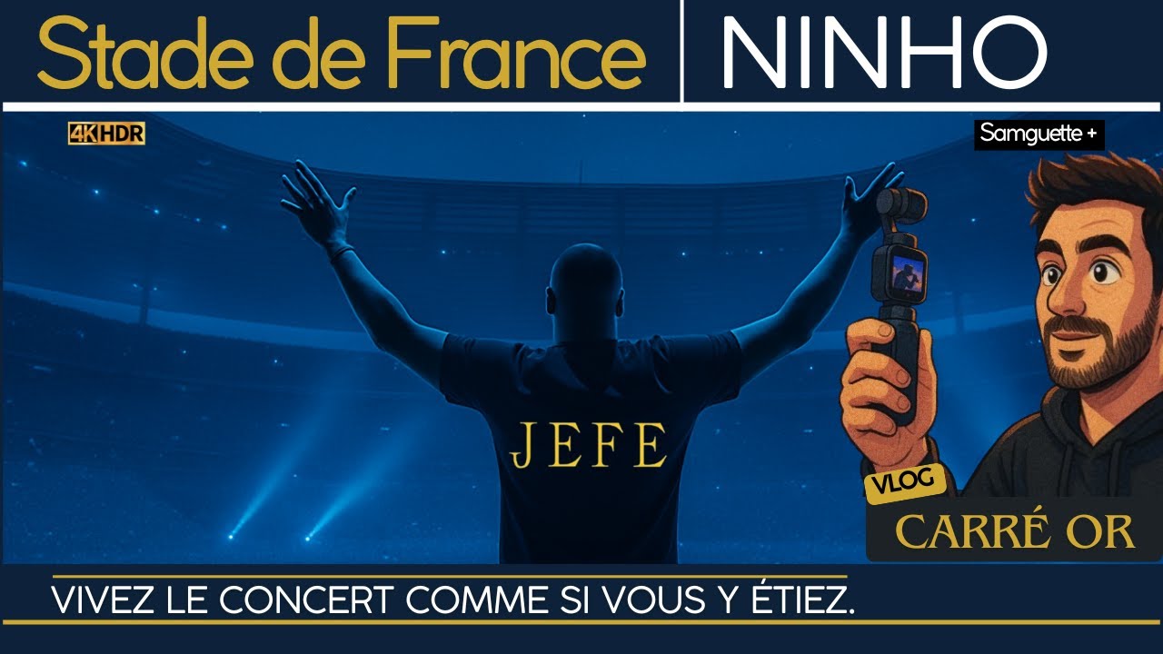 On passe la soirée avec Ninho pour son Stade de France 🔥 #VLOG