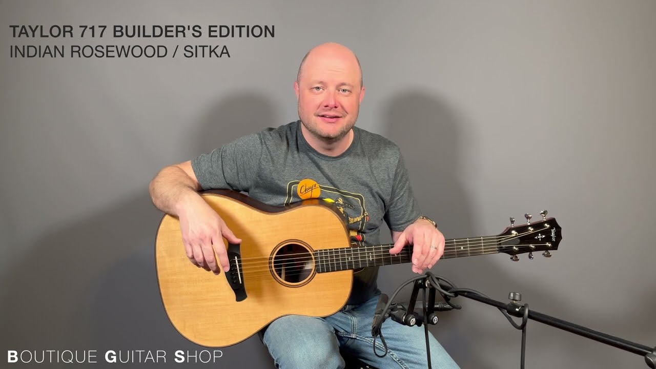 Taylor 717 Builder's Edition at Boutique Guitar Shop