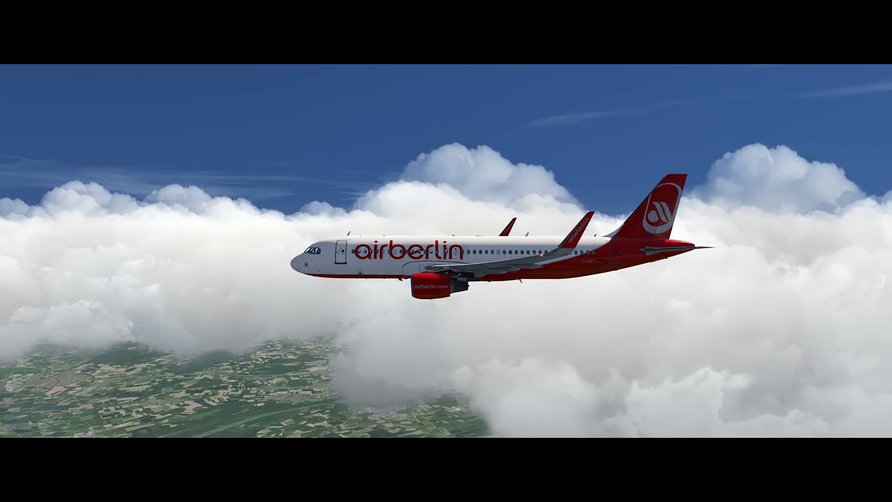 Aerofly FS 4 | A320 | Air Berlin | HighSpeed EDDS-EDDM | 23m