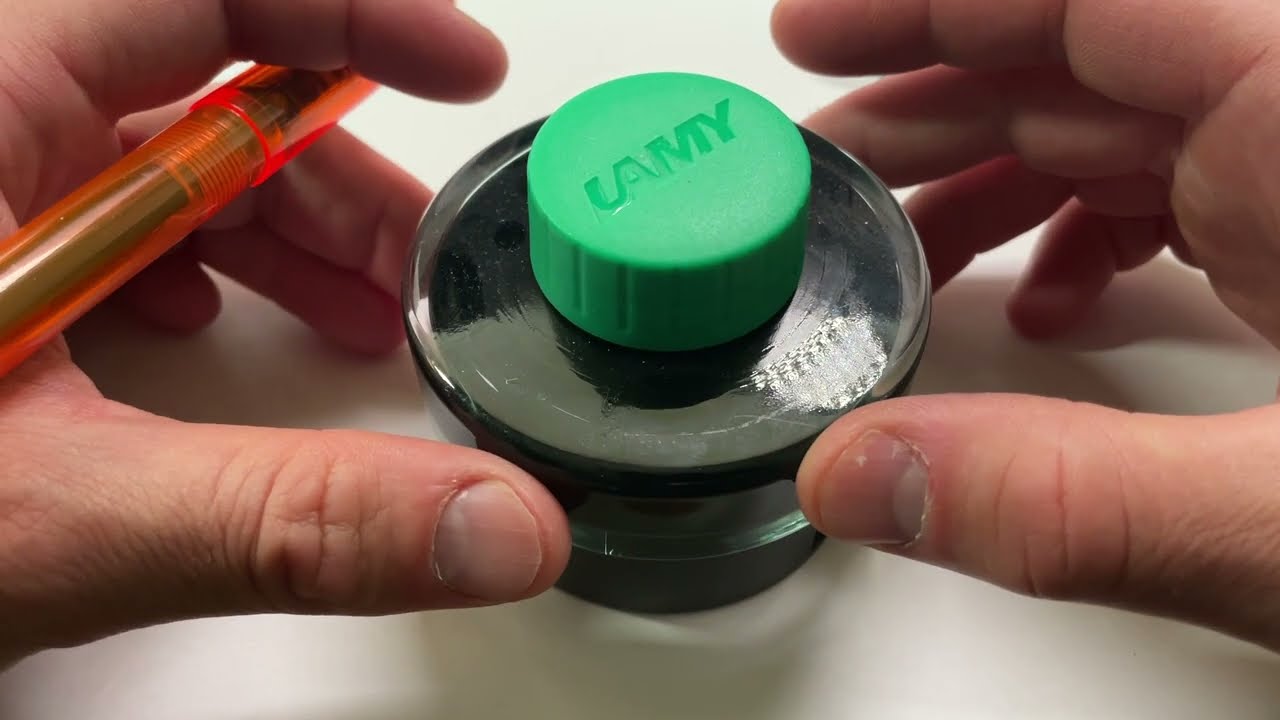 Lamy Green Fountain Pen Ink Thoughts