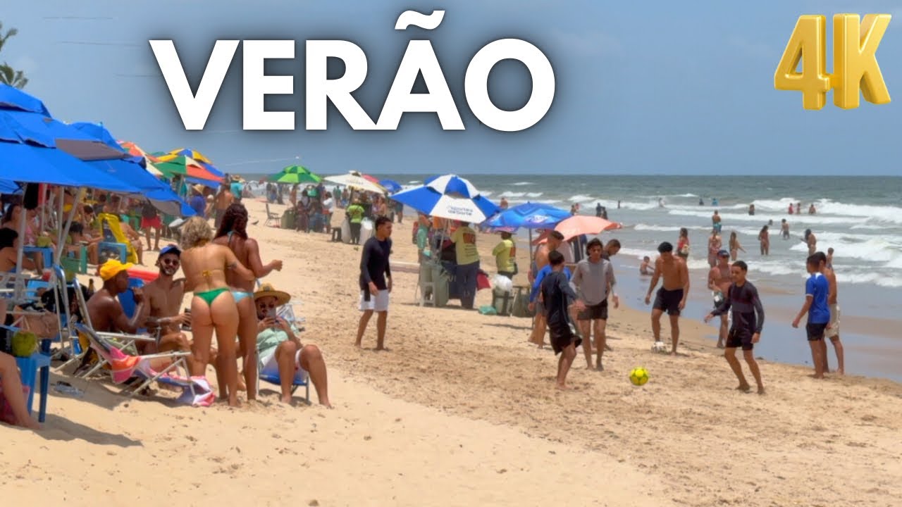 Grande movimento praia de boa Viagem Recife  PE￼