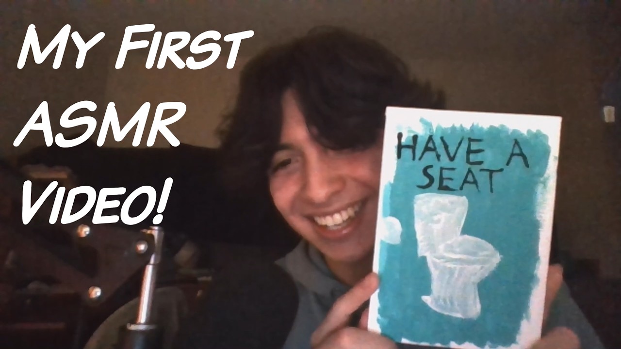 my first asmr video (  '-'  ) whispering + triggers