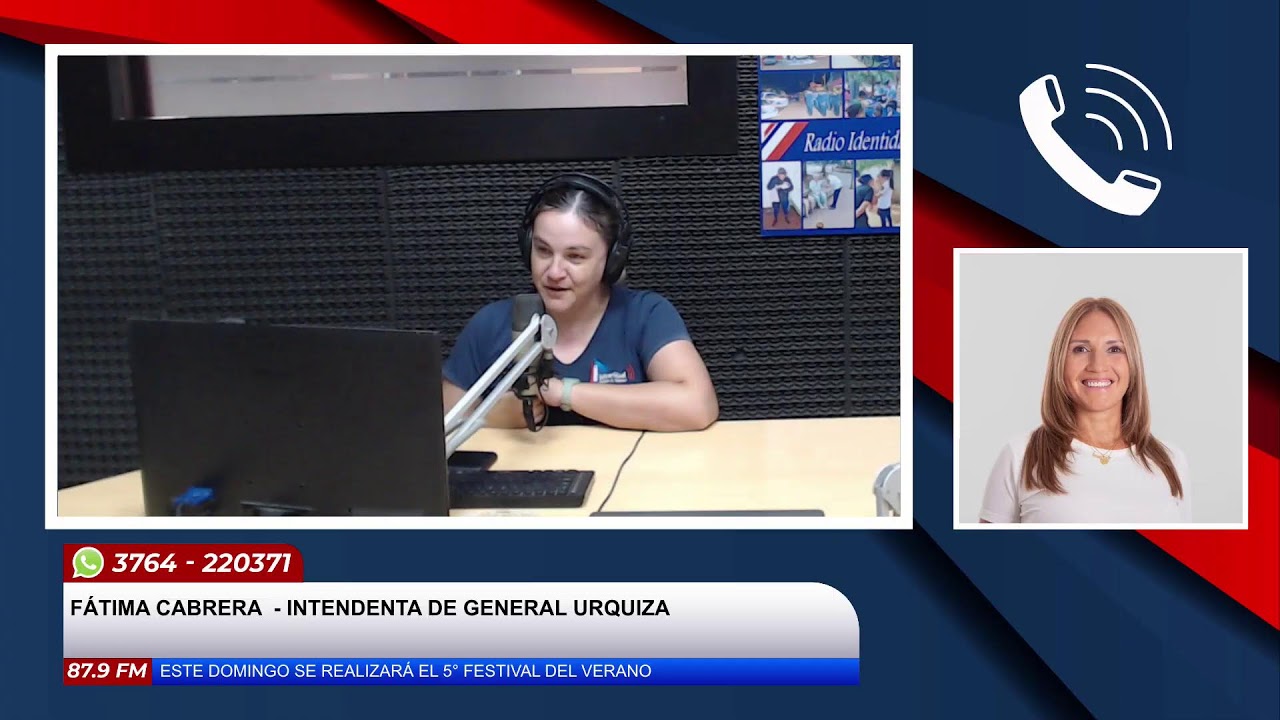 FÁTIMA CABRERA  - INTENDENTA DE GENERAL URQUIZA