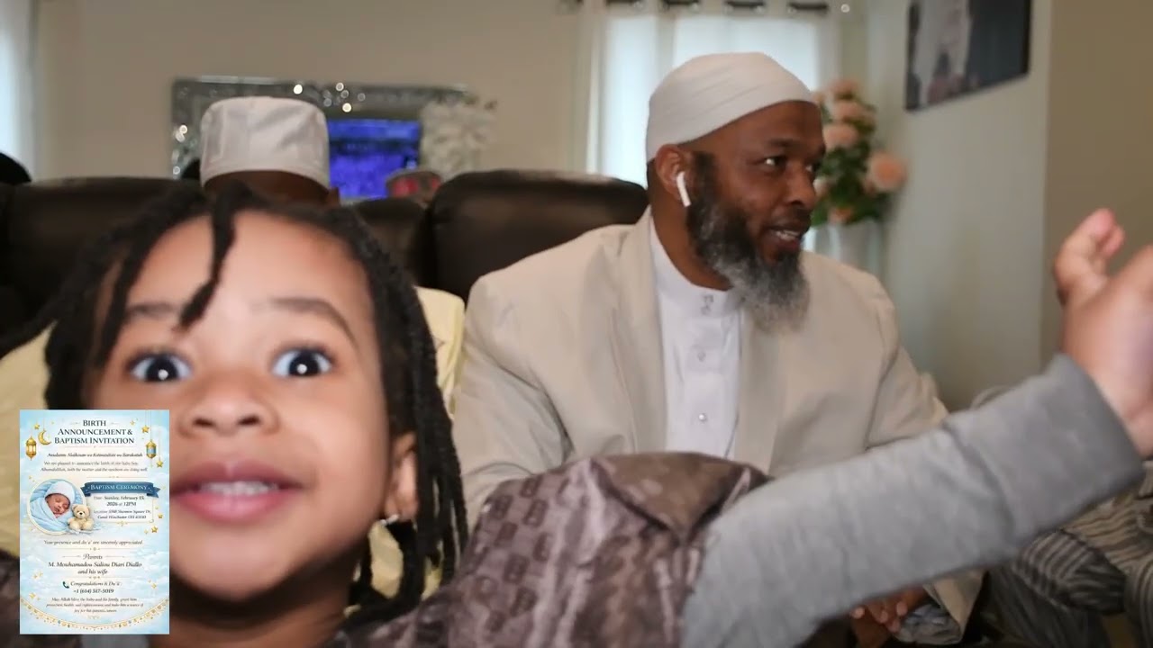 Columbus, Ohio : Baptême du fils de Mouhamadou Saliou Dari Diallo. (Célébration familiale)