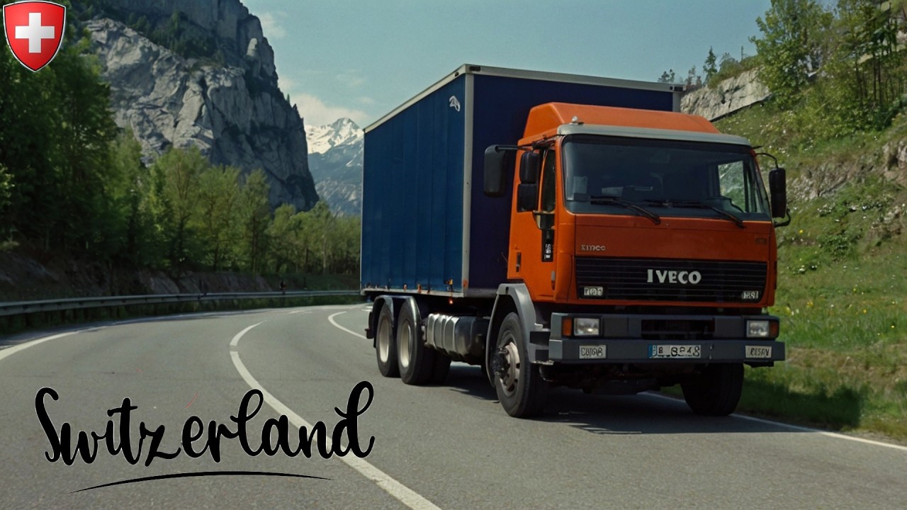 Most Realistic Driving Experience with Iveco TurboStar 1984 | Epic Geneva Gameplay 🇨🇭