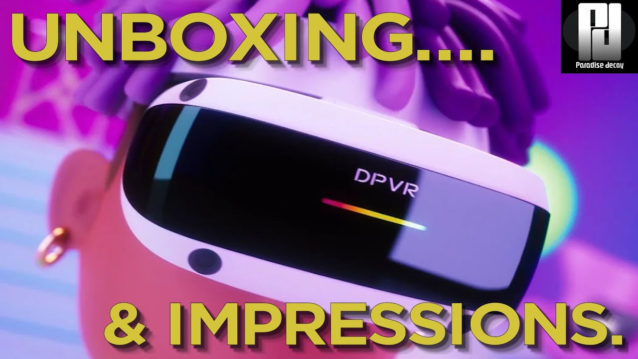 DPVR E4 Gaming PCVR headset. Unboxing and Initial Impressions + Half Life Alex Gameplay
