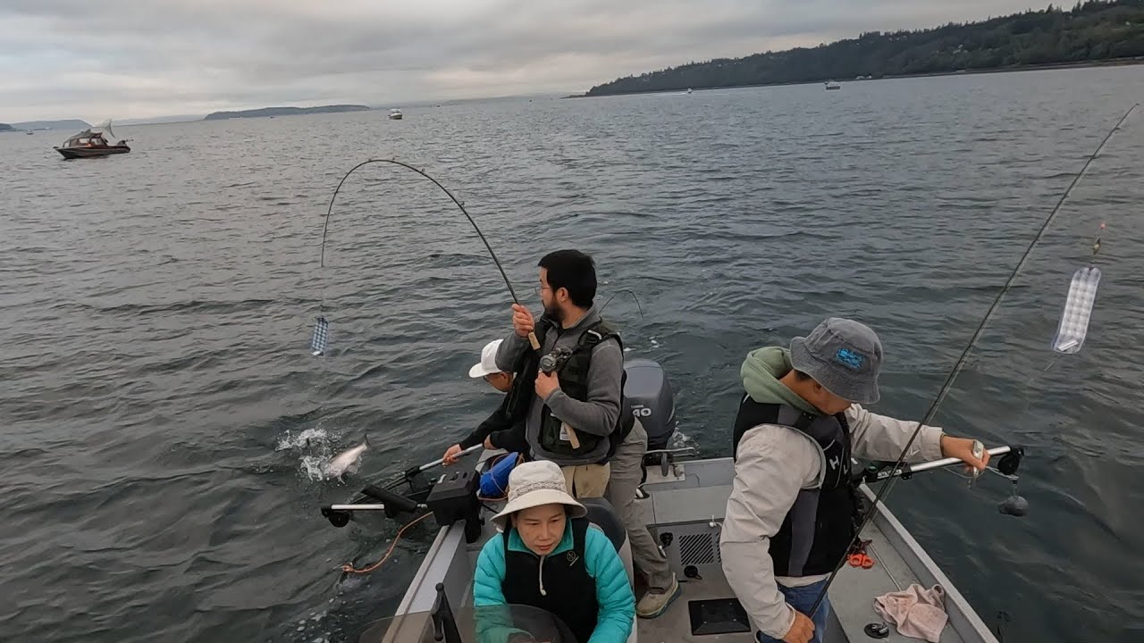 Puget Sound Area 8-2 Coho Fishing