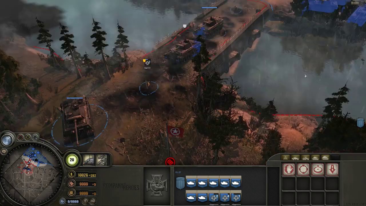 Company of Heroes-Eastern Front Gameplay Only-Tanks 2019