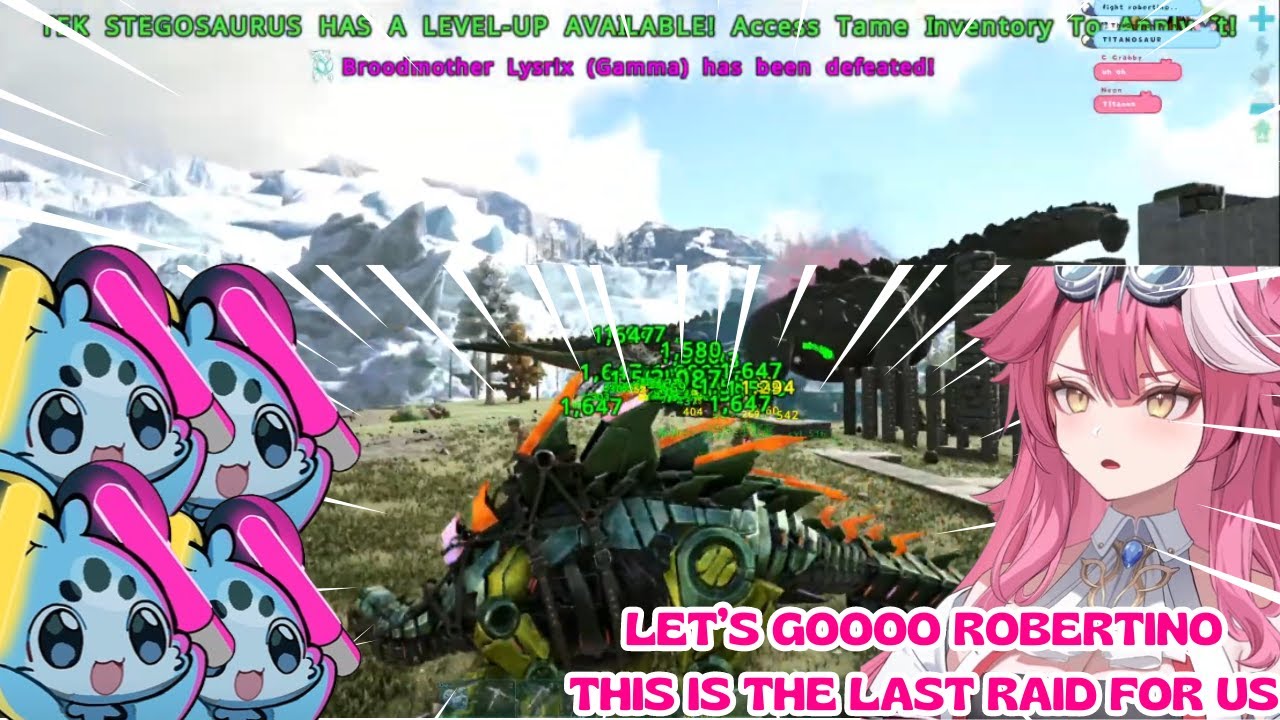 Last Dino Raid Raora In Hololive ARK And Farewell With Robertino For The Last Time