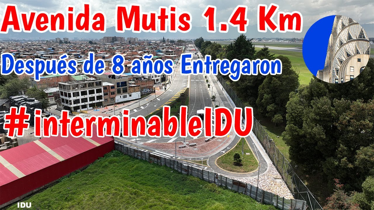 Avenida Mutis Por fin entregan el tramo de 1400 metros