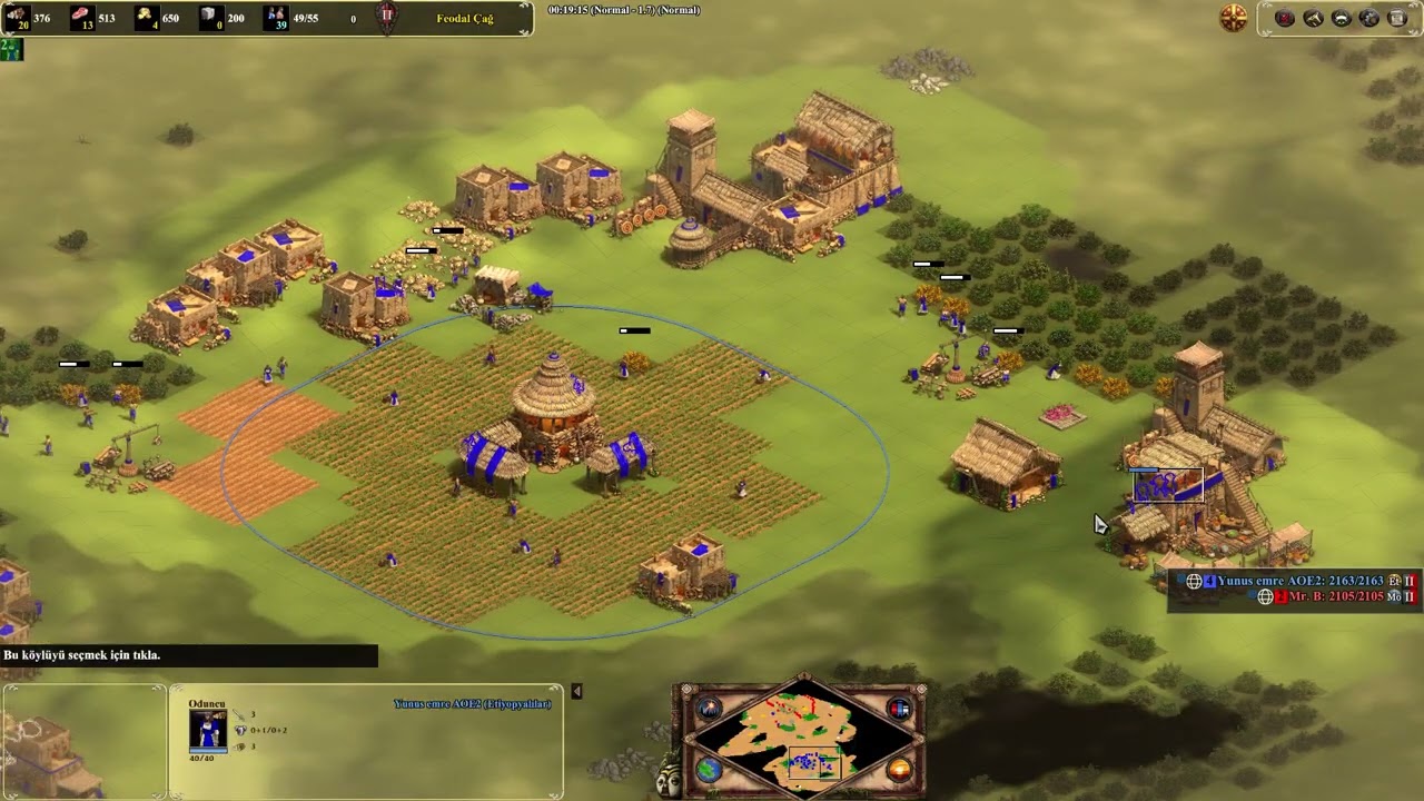 Etiyopya vs Moğol  | 1v1 Arabia | vs Mr. B | AoE2
