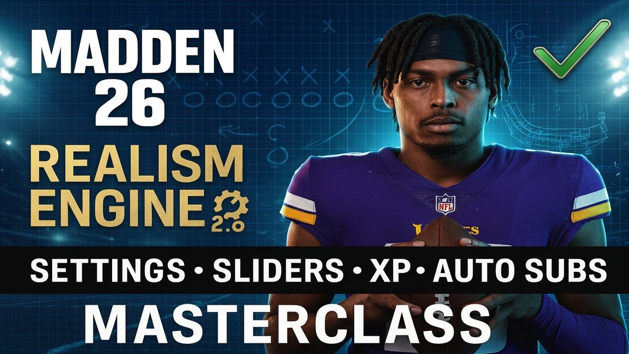 Madden 26 REALISTIC Settings & Sliders | Complete Masterclass Guide