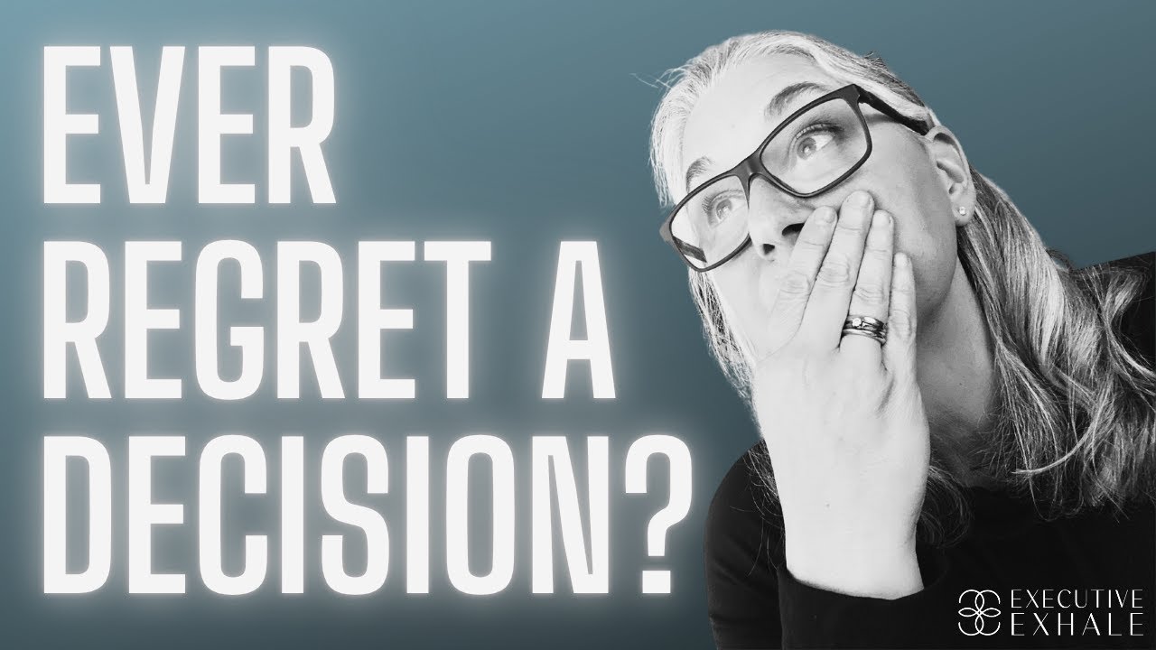 How to recover from a bad decision