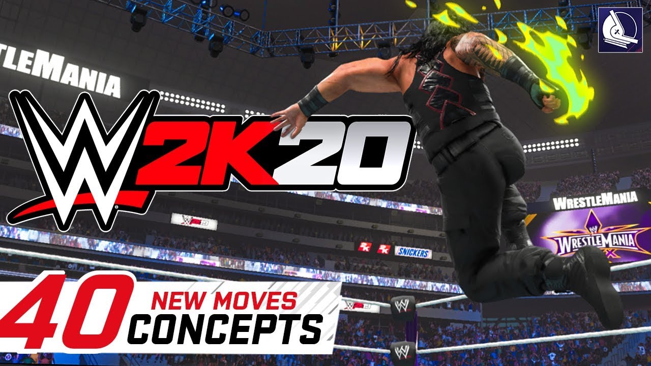 WWE 2K20 New Moves, animations & reversals (concept) #2