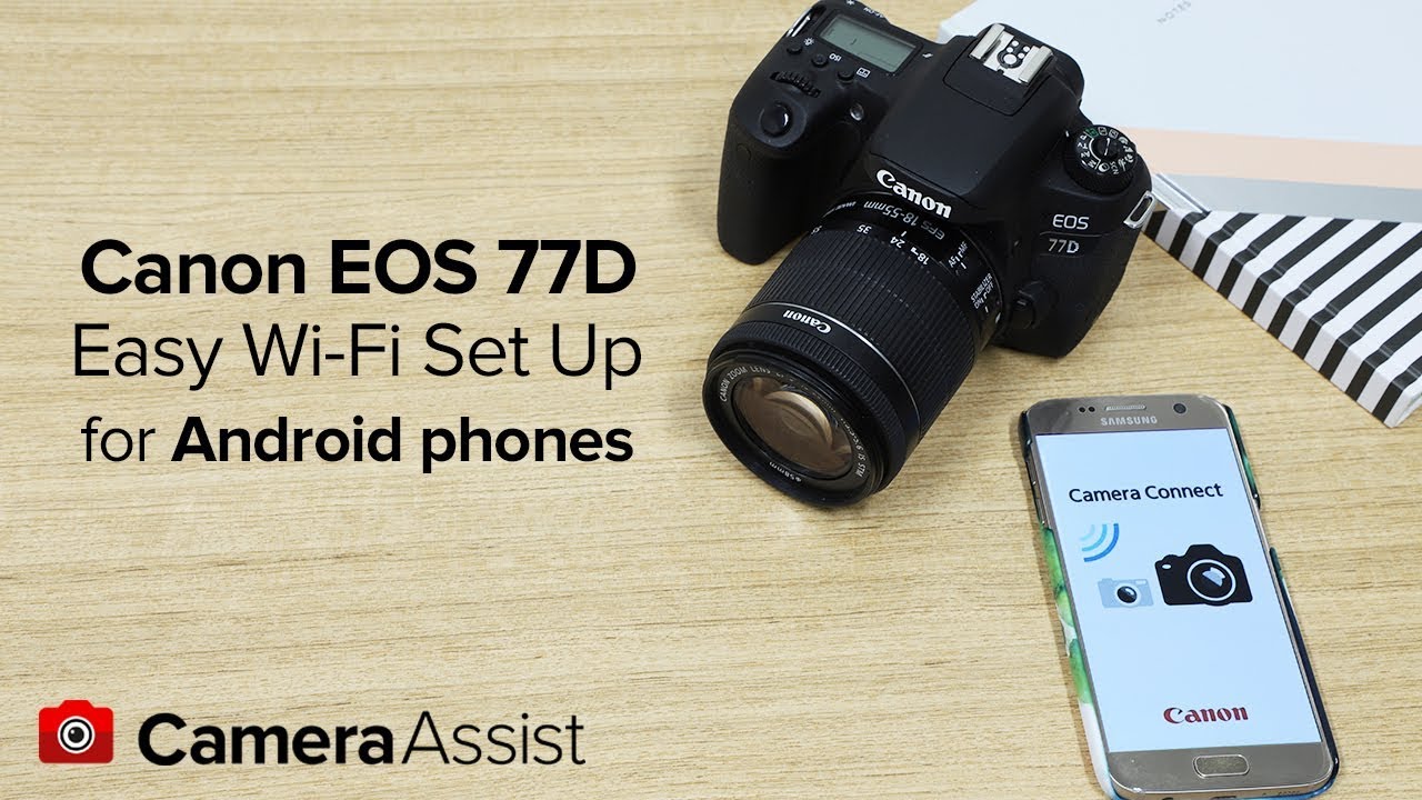 Подключите Canon EOS 77D к телефону Android по Wi-Fi