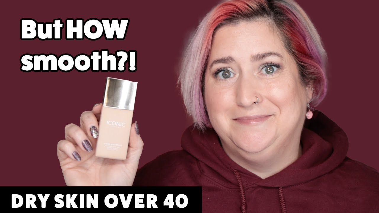 ICONIC LONDON SUPER SMOOTHER BLURRING SKIN TINT | Dry Skin Review & Wear Test