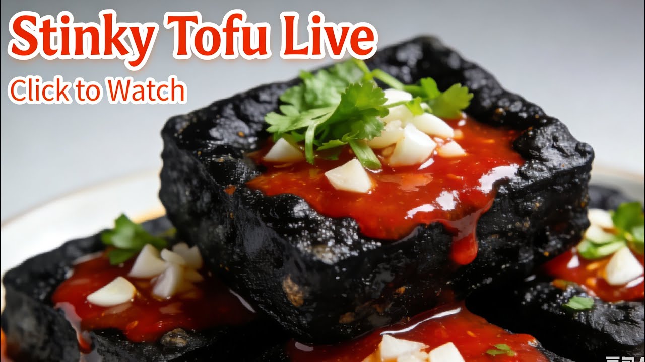 ⭕️#chinesefood 臭豆腐 #streetfood #live♨️