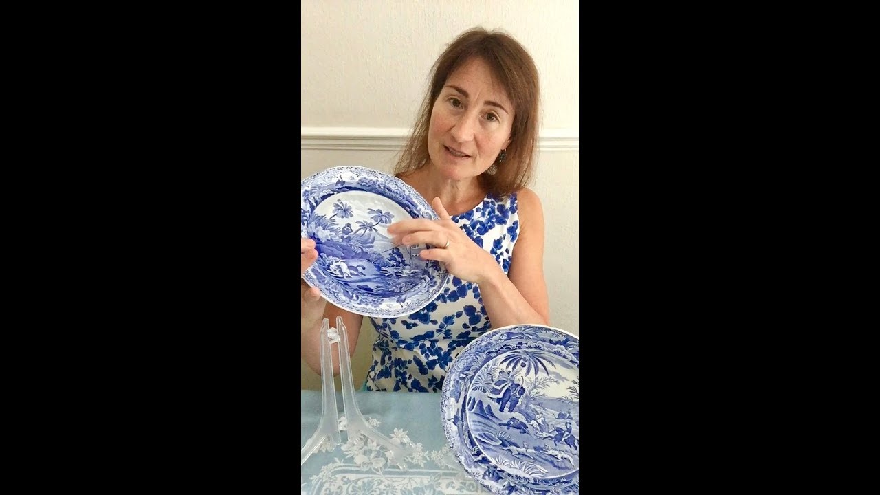 Favourite Items No 9 - Spode blue & white plates
