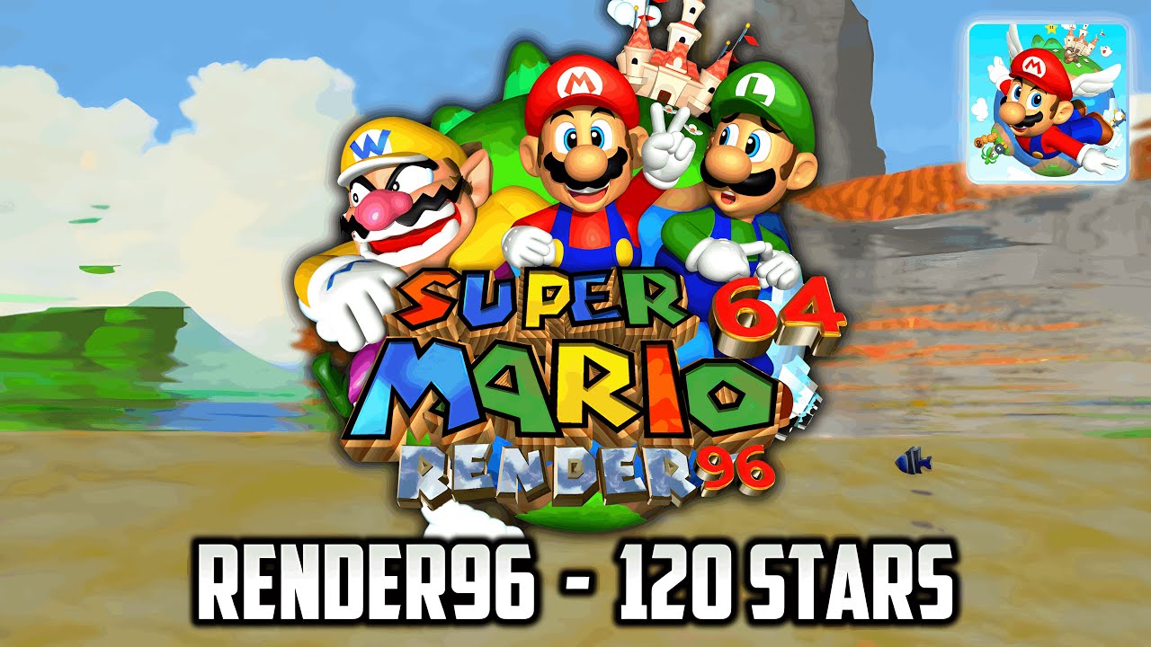 ⭐ Super Mario 64 PC Port - Render96 Ray Tracing (120 Stars)