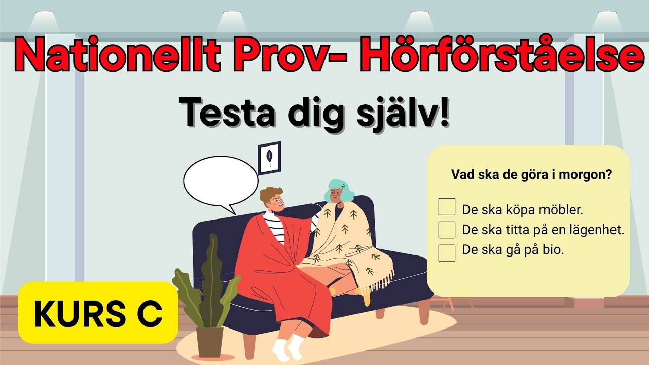 SFI C Hörförståelse 1 – Träna på att lyssna och förstå (Dialog & Frågor)
