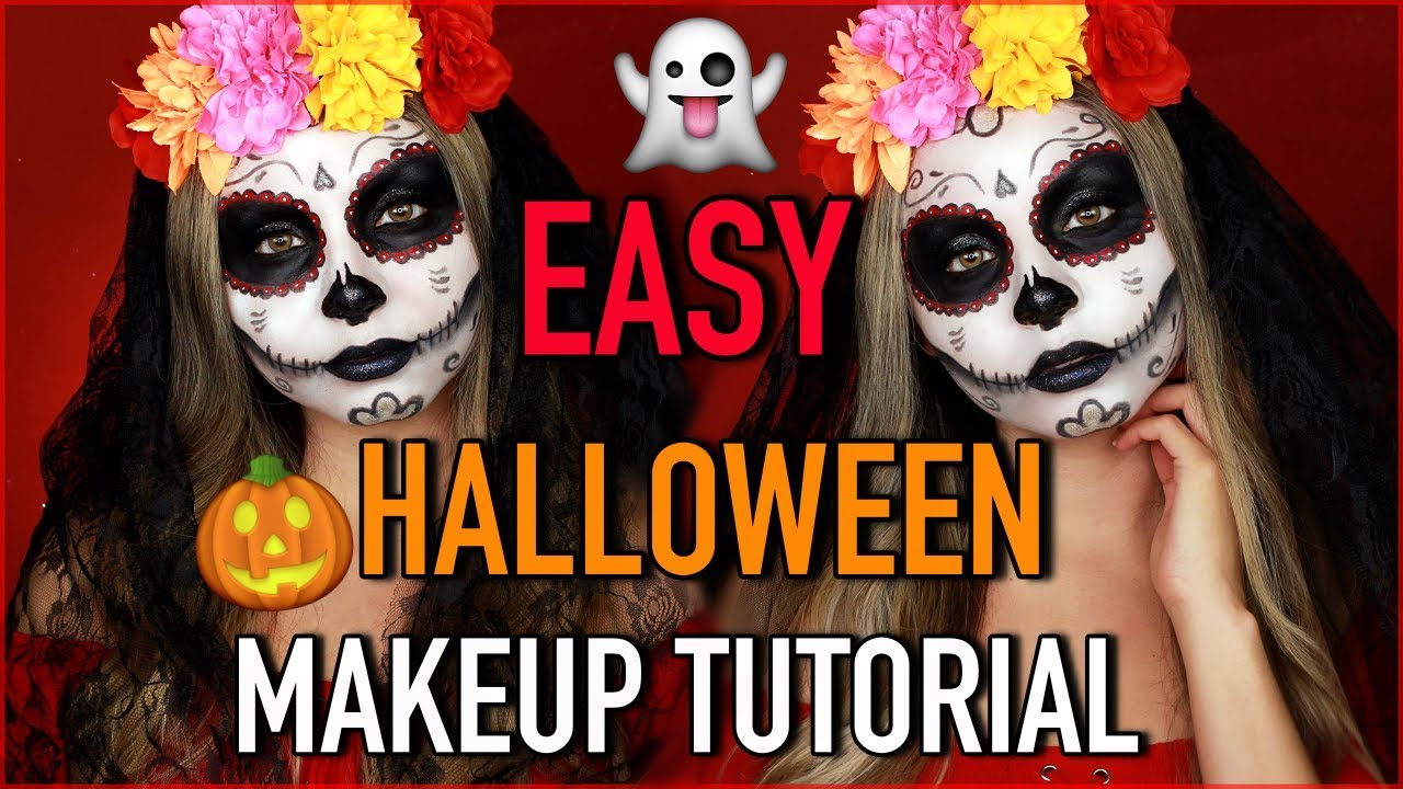EASY SUGAR SKULL TUTORIAL -  Dia De Los Muertos DIY