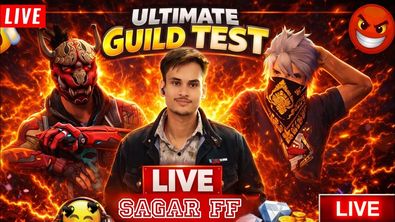 FREE FIRE LIVE 😎 1v1 GUILD TEST | TEAM CODE GIVEAWAY | #freefirelive #gyangaming #shortsfeed