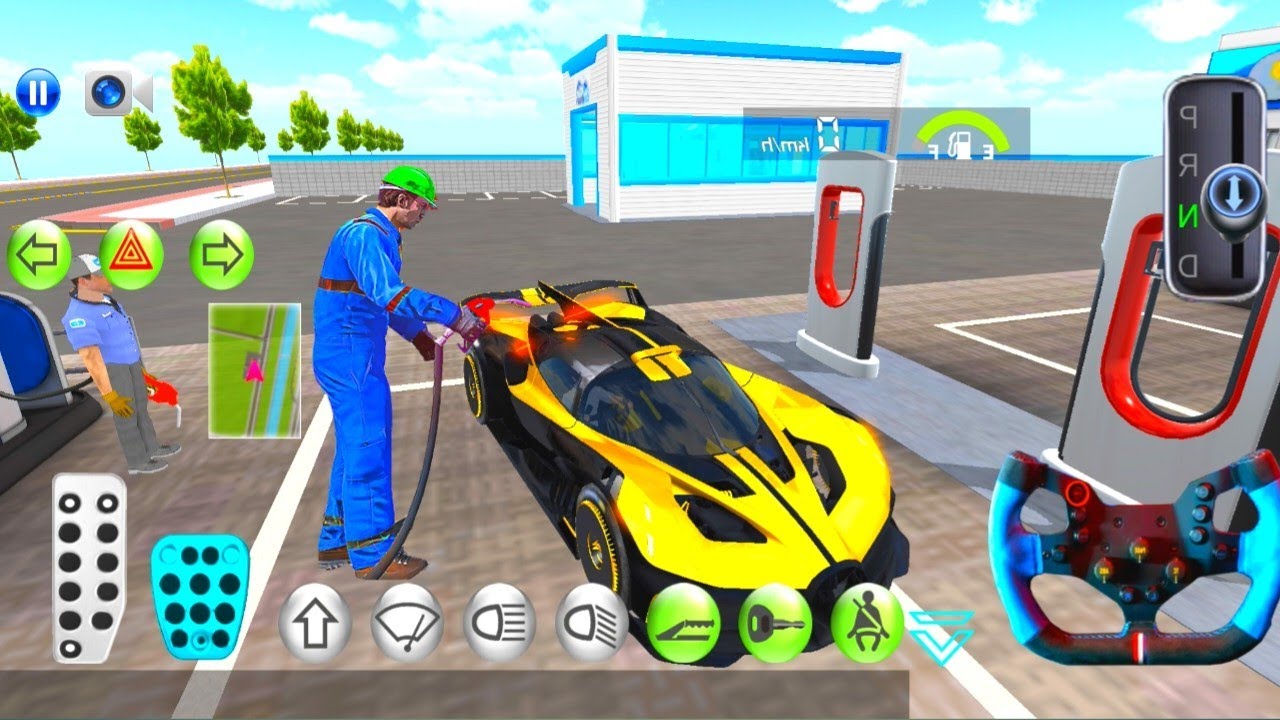 3D Driving Class Simulator - New 3d Ferrari car gas station - super Car Android Gameplay
