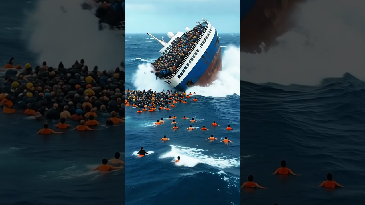 Tragedy at Sea Overcrowded Ship Sinks!