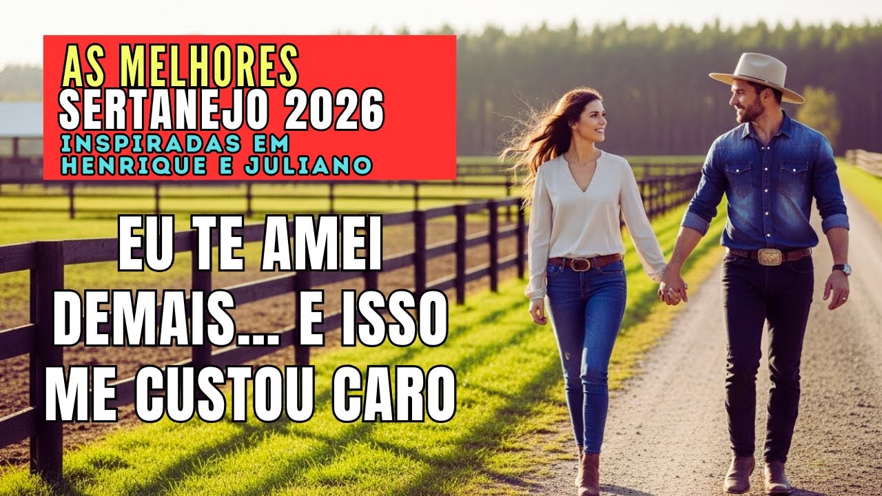 SERTANEJO UNIVERSITÁRIO | Eu te amei demais e isso me custou caro | inspiradas em Henrique e Juliano