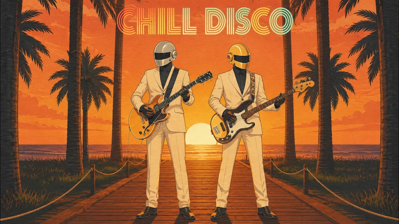 DAFT PUNK VIBES | Chill Disco & Funky Lounge | Music to Relax & Groove