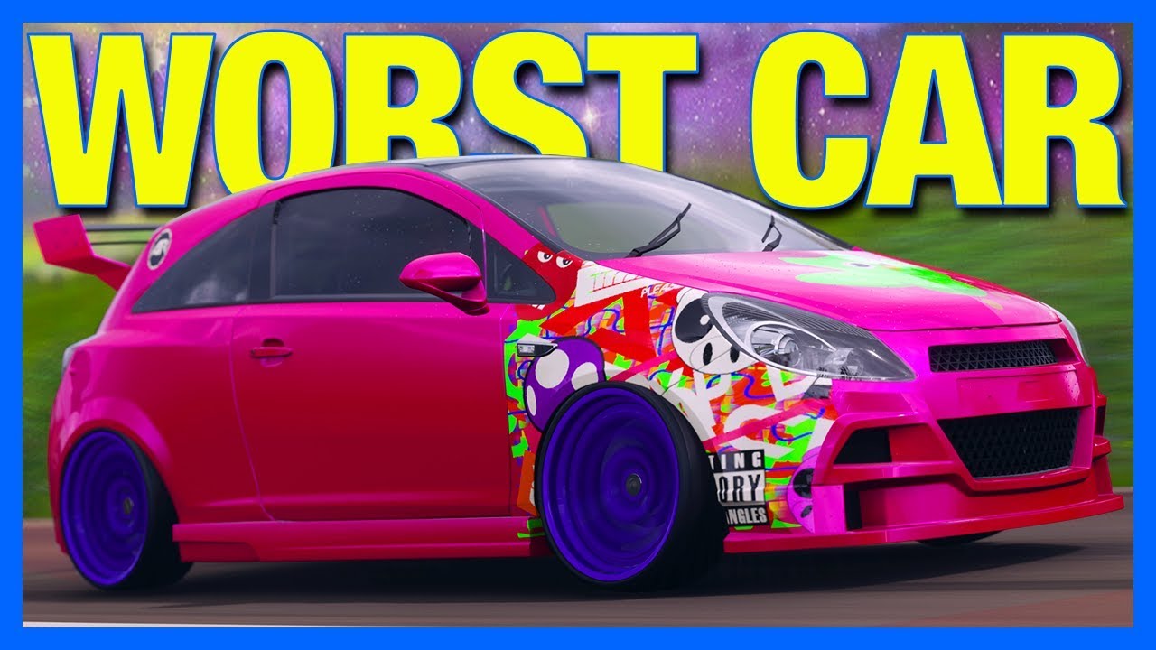 Forza Horizon 4 : THE WORST CAR EVER!! (Vauxhall Corsa Customization)