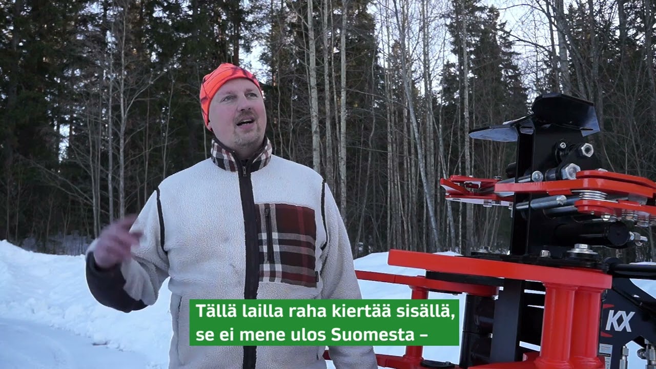 Energiapuun korjuutekniikan kehitys - KX Treeshears