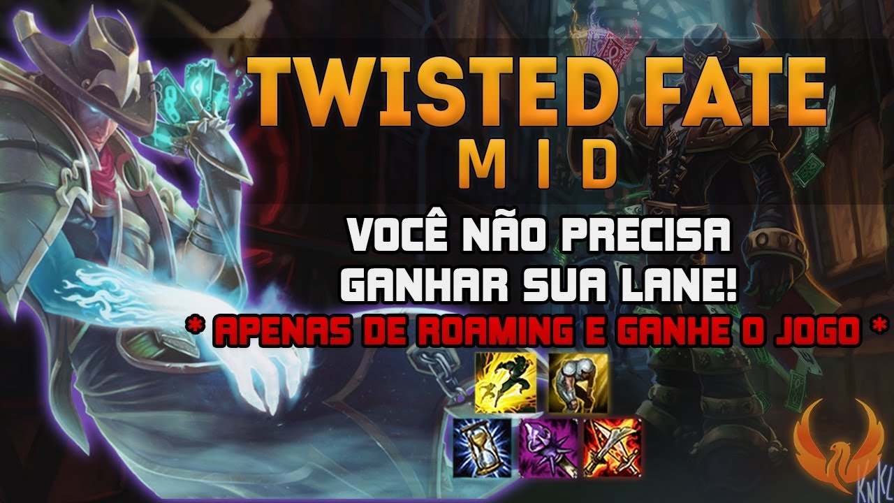 VOCÊ NÃO PRECISA GANHAR SUA LANE! *APENAS DÊ ROAMING E GANHE O JOGO* - TWISTED FATE MID GAMEPLAY