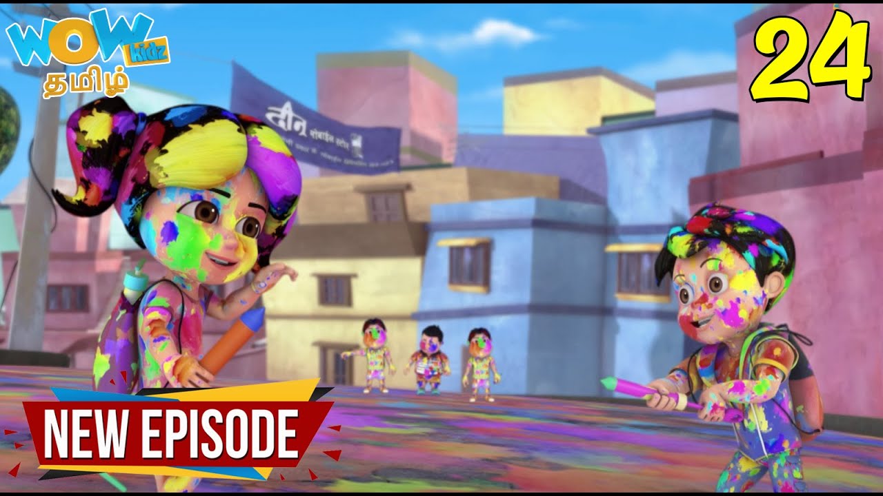 Vir The Robot Boy In Tamil | Bura Na Mano Holi Hai | Tamil Cartoon Stories For Kids| WowKidz தமிழ்