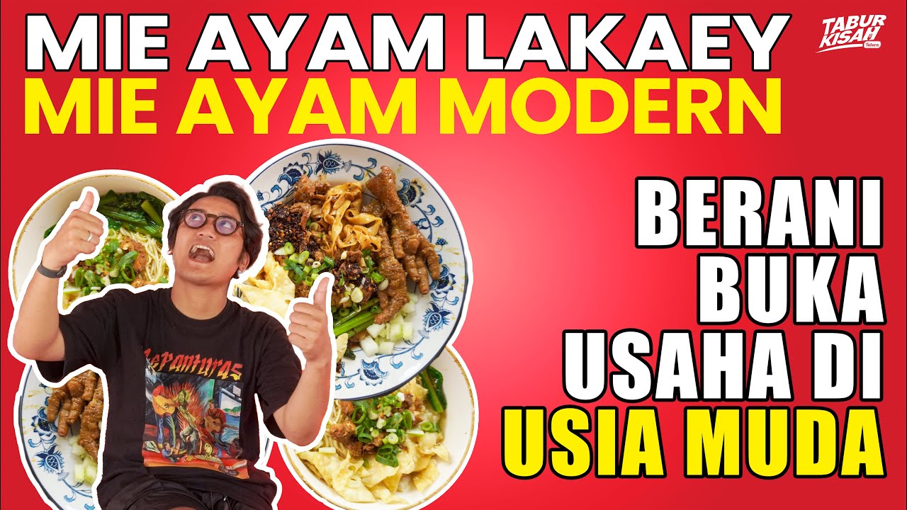 MIE AYAM KOK GINI? USIA MUDA SUDAH HASILKAN PULUHAN JUTA RUPIAH - MIE AYAM LAKAEY