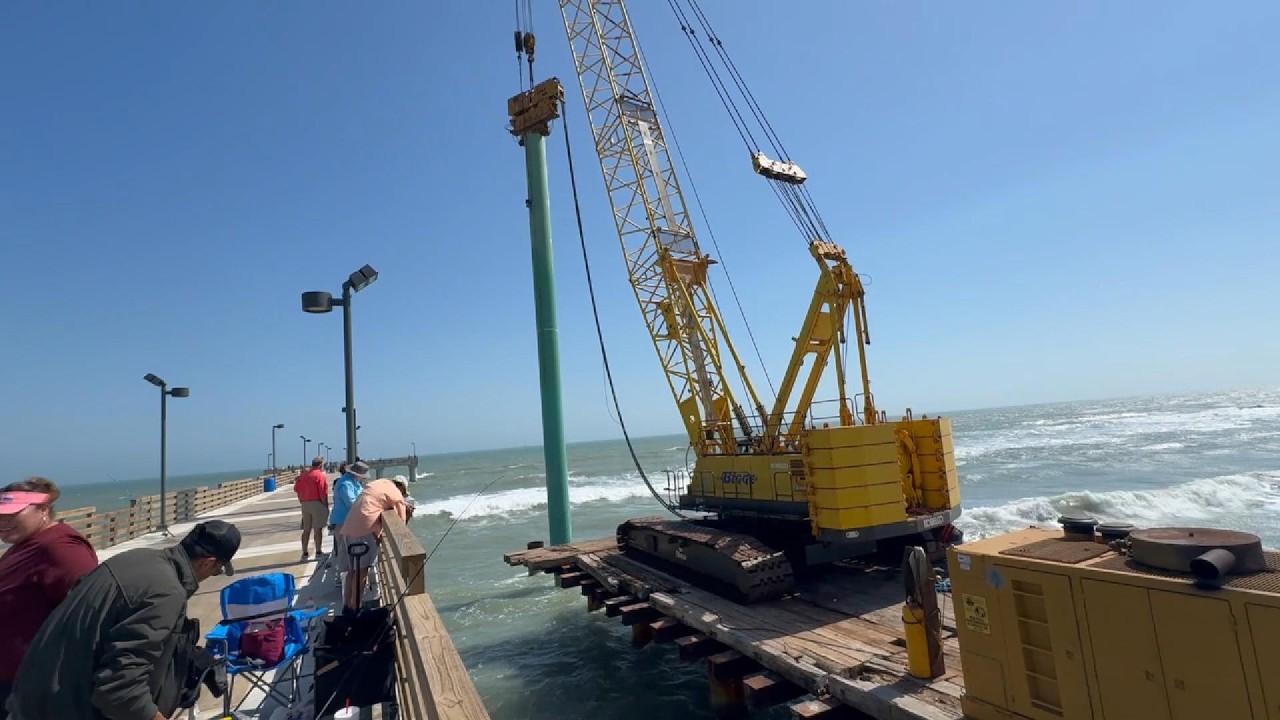 Beloved Bob Hall Pier, rebuilt!