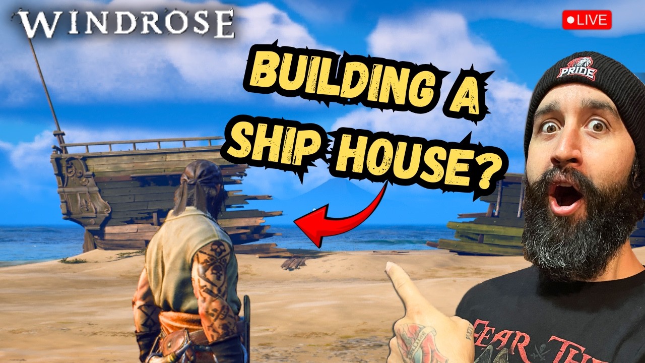 🔴 I Turned a Wrecked Ship Into a Hidden Pirate Base in Windrose Part 2