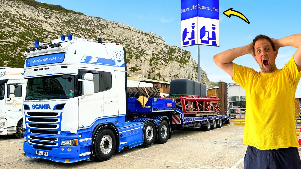 MY FIRST EUROPEAN LOAD *FAIL* | SENT AWAY FROM DOCKS | #truckertim