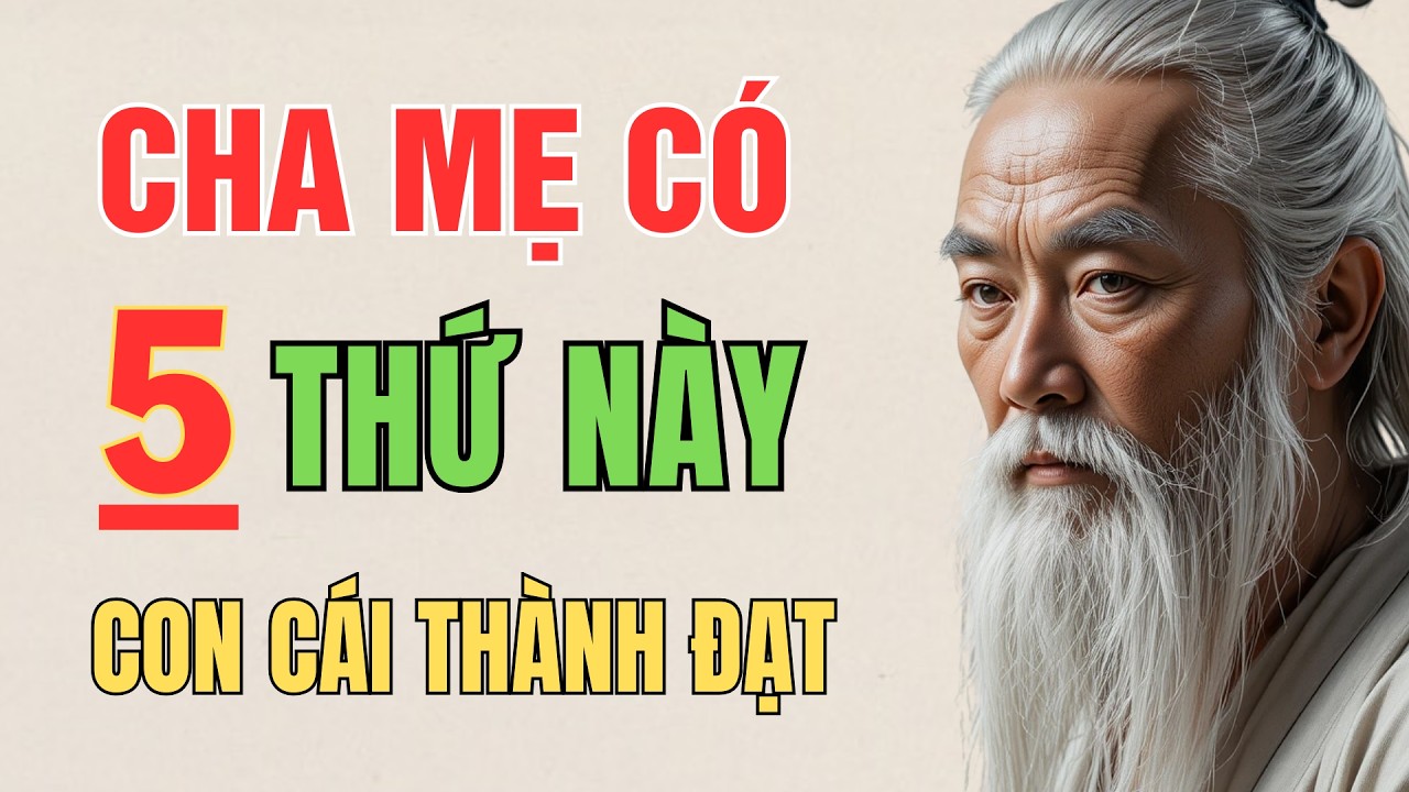 Phúc Đức Tại Mẫu: Cha Mẹ Giữ Trọn 5 Đức Tính Này, Con Cái Lớn Lên Ắt Thành Đại Nghiệp