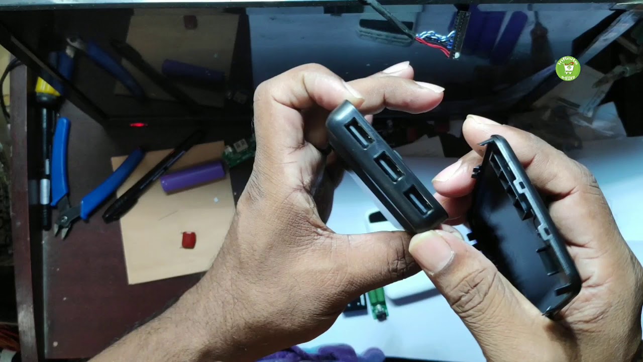 Power Bank Circuit | 3USB 3Cell x18650 | LED Display | 1080P